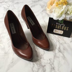 Steve Madden | Clarion brown leather heels pumps